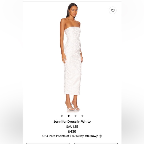 Jennifer dress in White - perfect condition dry cleaned - Picture 2 of 6